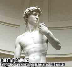 http://commons.wikimedia.org/wiki/File:Michelangelos_David.jpg