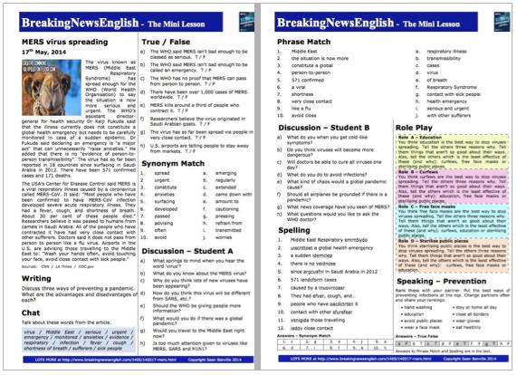 A 2-Page Mini-Lesson - MERS